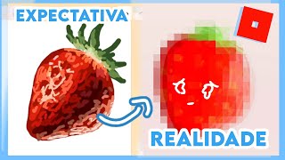 NUNCA TENTE DESENHAR REALISTA NO ROBLOX Speed Draw [upl. by Ahearn]