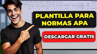 Descarga GRATIS la Plantilla de Normas APA 7ma Edición [upl. by Neall437]