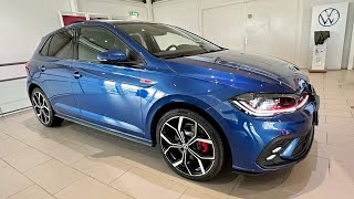 2024 Volkswagen Polo GTI in stunning Midnight Blue  Showroom Tour [upl. by Garnett]