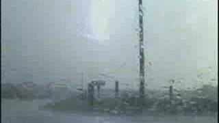 Close Lightning Strike on Powerline 100 Away [upl. by Jacquet]