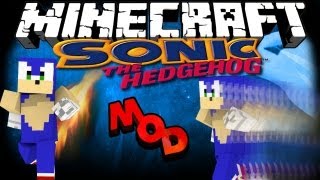 Sonic The Hedgehog Mod Minecraft Sonic Mod Showcase [upl. by Rod]