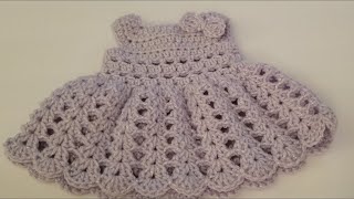 Crocheted Shelly Dress  Tutorial [upl. by Lyris666]