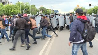 Police detain hundreds at Kazakh election protests  AFP [upl. by Packer299]