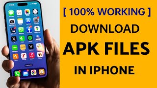 100 Working How To Download APK Files on iPhone  How To Install APK on iOS iOS 174 [upl. by Narbig535]