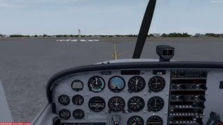 A2A Cessna 172R Starting Taxi Takeoff Trim [upl. by Inahs]