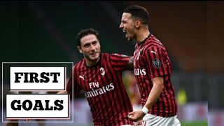 Ismael Bennacer first goal with AC Milan in SERIE A Italia 20192020 viral milan [upl. by Yraillih]