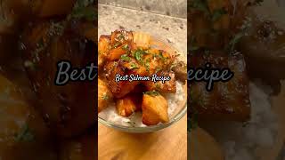 Best Salmon Recipe 🐟Airfryer Salmon Bites [upl. by Assirram]