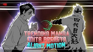 3 manga edit presetAlight motion [upl. by Imoan137]