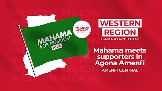 WATCH LIVE  ⁠Mahama meets supporters in Agona Amenfi  Mahama4change2024  WoezorTV [upl. by Layney]