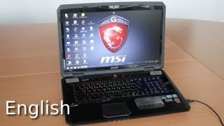 Review MSI GT70 Intel Ivy Bridge Gaming Notebook [upl. by Simon690]