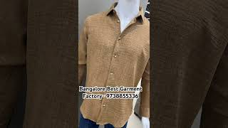 Bangalore Best Garment Factory9738855336 abclothingco alienglow fashion mensshirts shirts [upl. by Valentine]