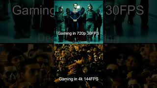 Gaming in 720p vs 4k in 2024 [upl. by Denie906]