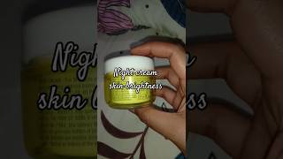 Garnier night cream skin natural glow bright complete review skincare shortvideo [upl. by Lihkin]