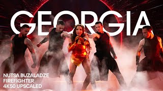 Nutsa Buzaladze  Firefighter  Eurovision 2024 Georgia 🇬🇪 4K50 UPSCALED [upl. by Neelloc]