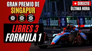 🔴 F1 DIRECTO  GP SINGAPUR LIBRES 3  Live Timing y Telemetría [upl. by Weinhardt]