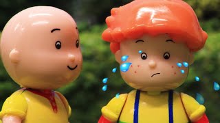 Funny Animated cartoons Kids  Leos Birthay  WATCH ONLINE  Caillou Stop Motion [upl. by Hgielhsa]