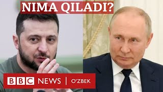 РоссияУкраина уруши Путин энди нима қилмоқчи Зеленскийчи BBC News Ozbek [upl. by Aicitan]