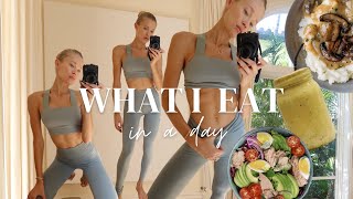 WHAT I EAT IN A DAY Starting the year right healthy diet  Victorias Secret Model  Vita Sidorkina [upl. by Pax696]