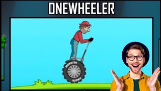 Hill climb racing Gameplay  World Record Gameing 😱🔥  ONE WHEELER [upl. by Ardnael]