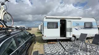 Bensersiel  Strand und Familiencampingplatz mit dem Wohnwagen [upl. by Nesmat65]