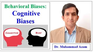 Behavioral Finance Behavioral Biases  Cognitive Biases  Belief Perseverance  Emotional Biases [upl. by Nuahsyar]