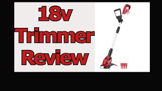 CHEAPEST 18v CORDLESS LINE TRIMMER 6MTH REVIEW OZITO PXCLTS018 [upl. by Ys]