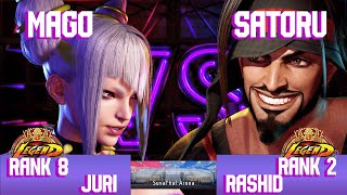 SF6  JuriMago VS RashidSatoru  High Level [upl. by Seuqram712]