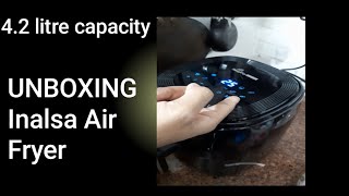 Inalsa Air fryer unboxing [upl. by Esidnak12]