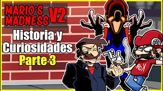 Marios Mandness V2 Parte 3 Historia y Curiosidades FNF Mods B Yelion [upl. by Annayar953]