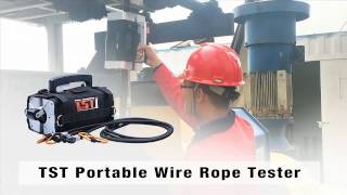 Portable Wire Rope Inspection [upl. by Ahsyekal]