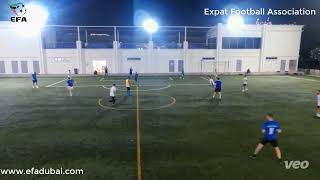 Belgrade Crew V AKHS  Tuesdays League Three  EFA Dubai  Play Football in Dubai [upl. by Amek]