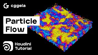 Abstract Particle Flow  Houdini Tutorial [upl. by Rex]