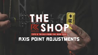 Bow Sight Axis Point Adjustments  Redline Bowhuntings quotThe Shopquot [upl. by Eenaj]