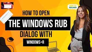 How to open the windows run dialog with windows  R [upl. by Ailekahs]