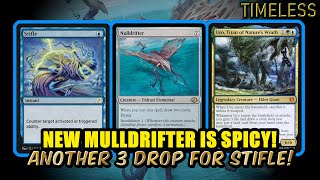 New Mulldrifter Is Spicy Another 3 Drop For The Stifle Deck  Timeless BO3 Ranked  MTG Arena [upl. by Lundquist155]