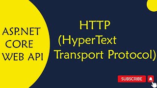 ASPNET Core WEB API  7 HTTP HyperText Transport Protocol in Telugu [upl. by Carlotta]