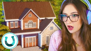 can i build a house using ONLY the sims 4 horse ranch [upl. by Anigriv]