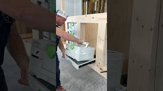 Getting the tool bench organized with the ​⁠festoolcanada SYSAZ pull out drawers woodworking [upl. by Johan]