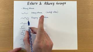 Naming Ethers and Alkoxy Groups [upl. by Acceb184]