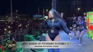 DOVEY MAGNUM LIVE PERFORMANCE IN GUYANA 🇬🇾🇬🇾  MASHARAMA 2024 [upl. by Airitac]