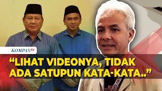 Begini Tanggapan Ganjar Soal Video Prabowo Dukung Ahmad Luthfi Taj Yasin di Pilkada Jateng [upl. by Oiramat444]