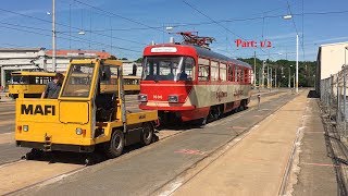 Leipzig tramway to guest in Dresden  Germany 18 May 2017  Part 12  Offener Leipziger [upl. by Barling]