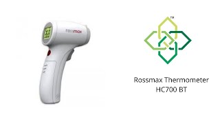 Rossmax Thermometer HC700 BT [upl. by Federico]