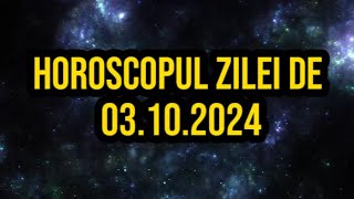 Horoscopul zilei de 3 octombrie 2024 Taurii au multă creativitate în această perioadă [upl. by Ulla]