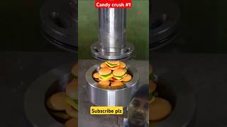 Candy crush 1 satisfying justcrushingcandies machine cancrushing crushing diy [upl. by Eelan]