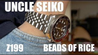 Uncle Seiko  Z199 amp Beads of Rice Metal Bracelet  My Favorite SKX Bracelets [upl. by Aehr]