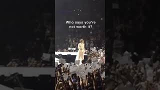 Selena Gomez viral who says performance  Selena Gomez fans sung who says in live concert 💖💖 [upl. by Anead]