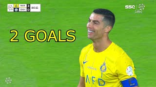 Cristiano Ronaldo 2 AMAZING GOALS vs Al Akhdoud 24112023 HD [upl. by Yrag7]