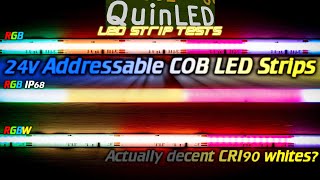 💡QuinLED💡The best RGBW 24v Addressable LED strip [upl. by Cooperstein]