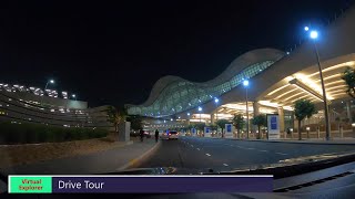 🔴Drive Tour to Zayed International Airport Terminal A Parking Area  Abu Dhabis New Intl Airport [upl. by Prader]